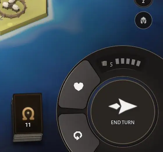 Pressing Rest, Undo and End Turn on the ring