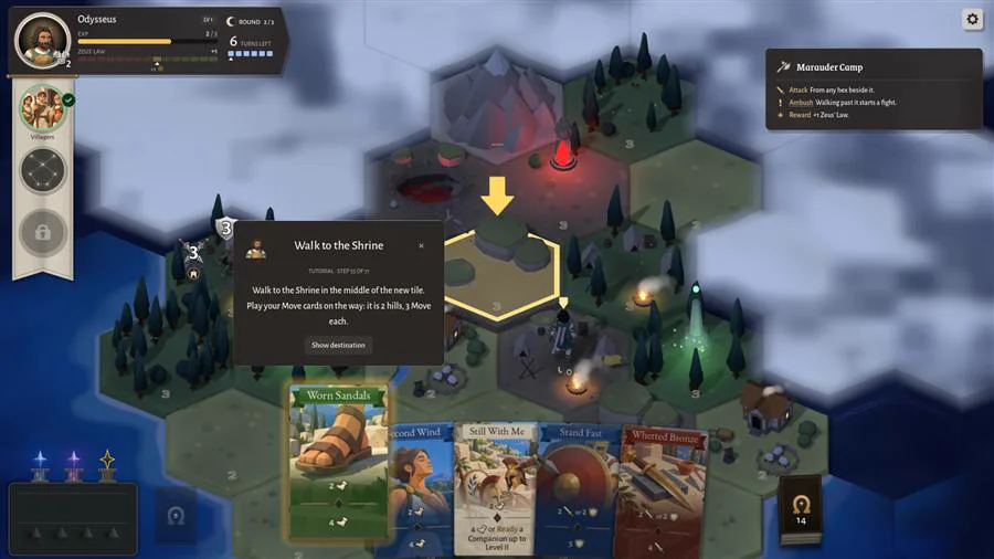Tutorial: walk to the Shrine