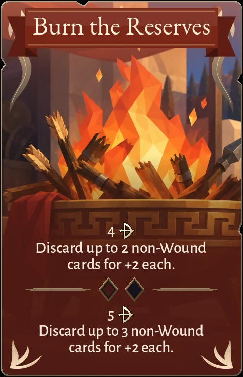 Burn the Reserves, new text