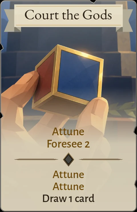 Court the Gods, new text
