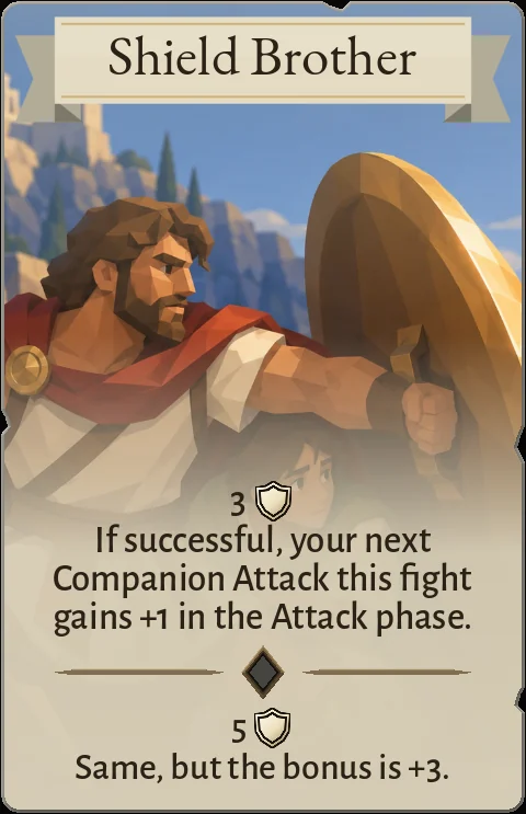 Shield Brother, new text